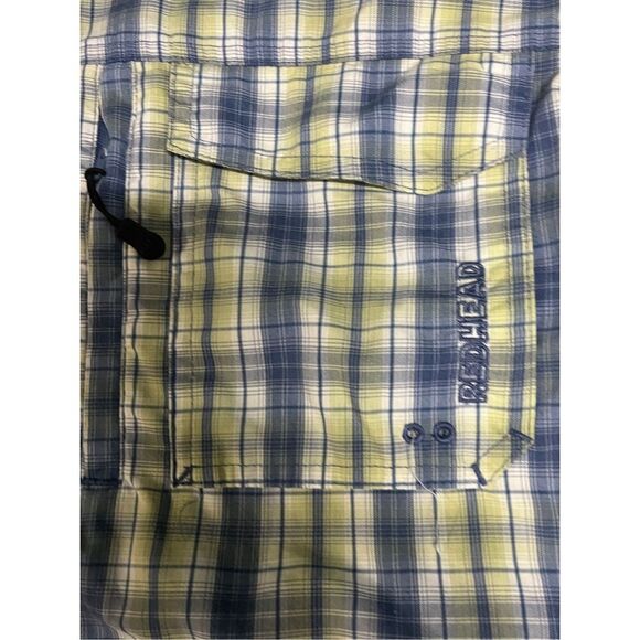 Redhead plaid, casual, short sleeve button down  shirt size Large - Picture 3 of 9